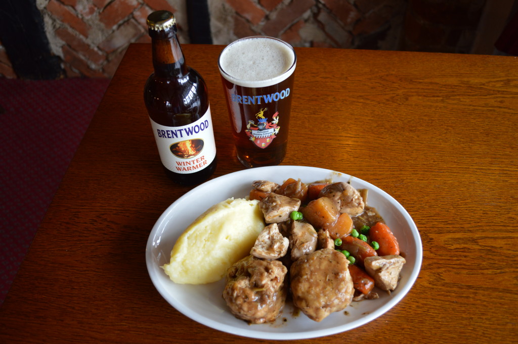 Winter Warmer with Chicken Casserole at The Eagle aerial