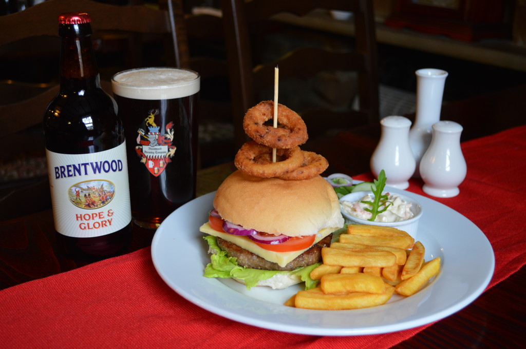 Hope and Glory The Forresters Arms Gourmet Cheeseburger