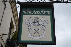 The Forresters Arms Pub Sign
